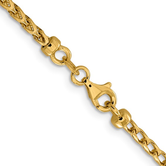 Leslie's 14K 2.45mm D/C Open Franco Chain