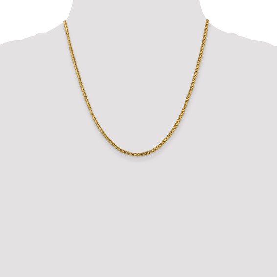 Leslie's 14K 2.45mm D/C Open Franco Chain