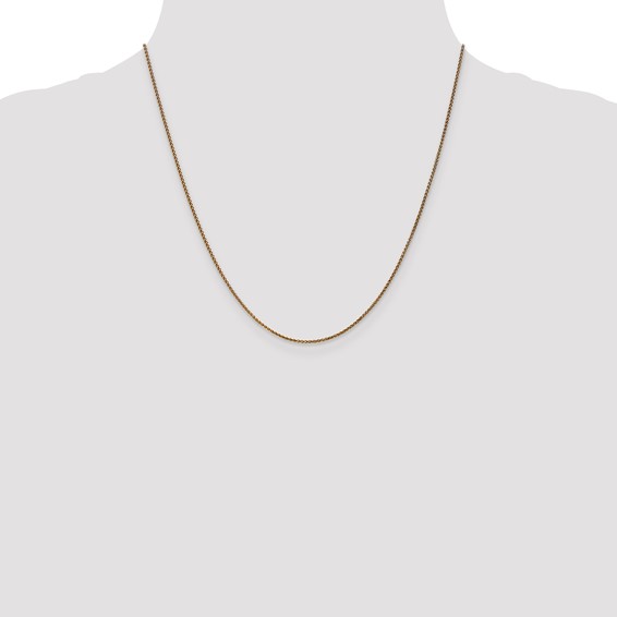 Leslie's 14K 1.2mm D/C Spiga Chain
