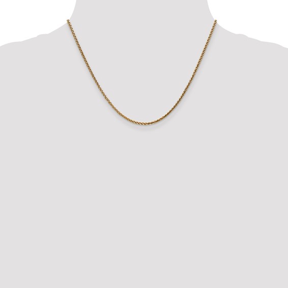 Leslie's 14K 1.8mm Solid D/C Spiga Chain