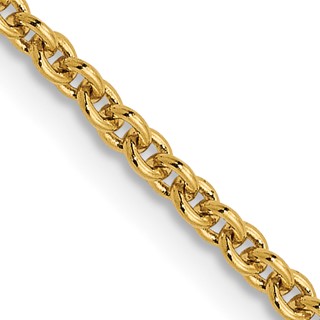 Leslie's 14K 1.8mm Round Cable Chain