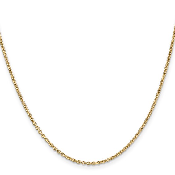 Leslie's 14K 1.95mm Round Cable Chain