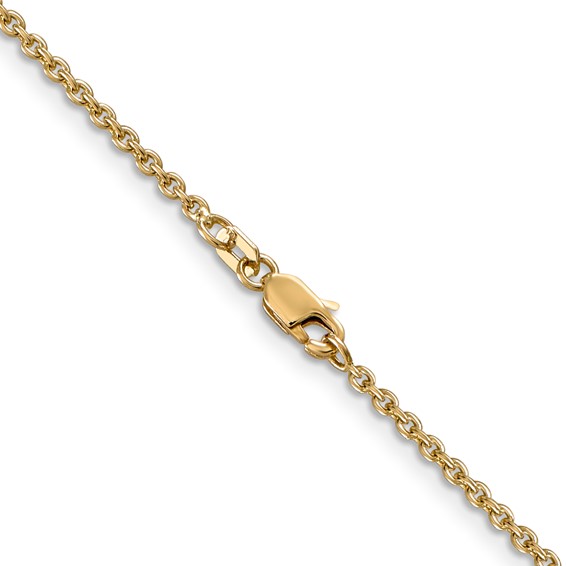 Leslie's 14K 1.95mm Round Cable Chain