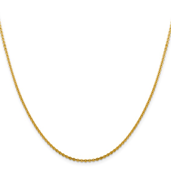 Leslie's 14K 1.95mm Flat Cable Chain