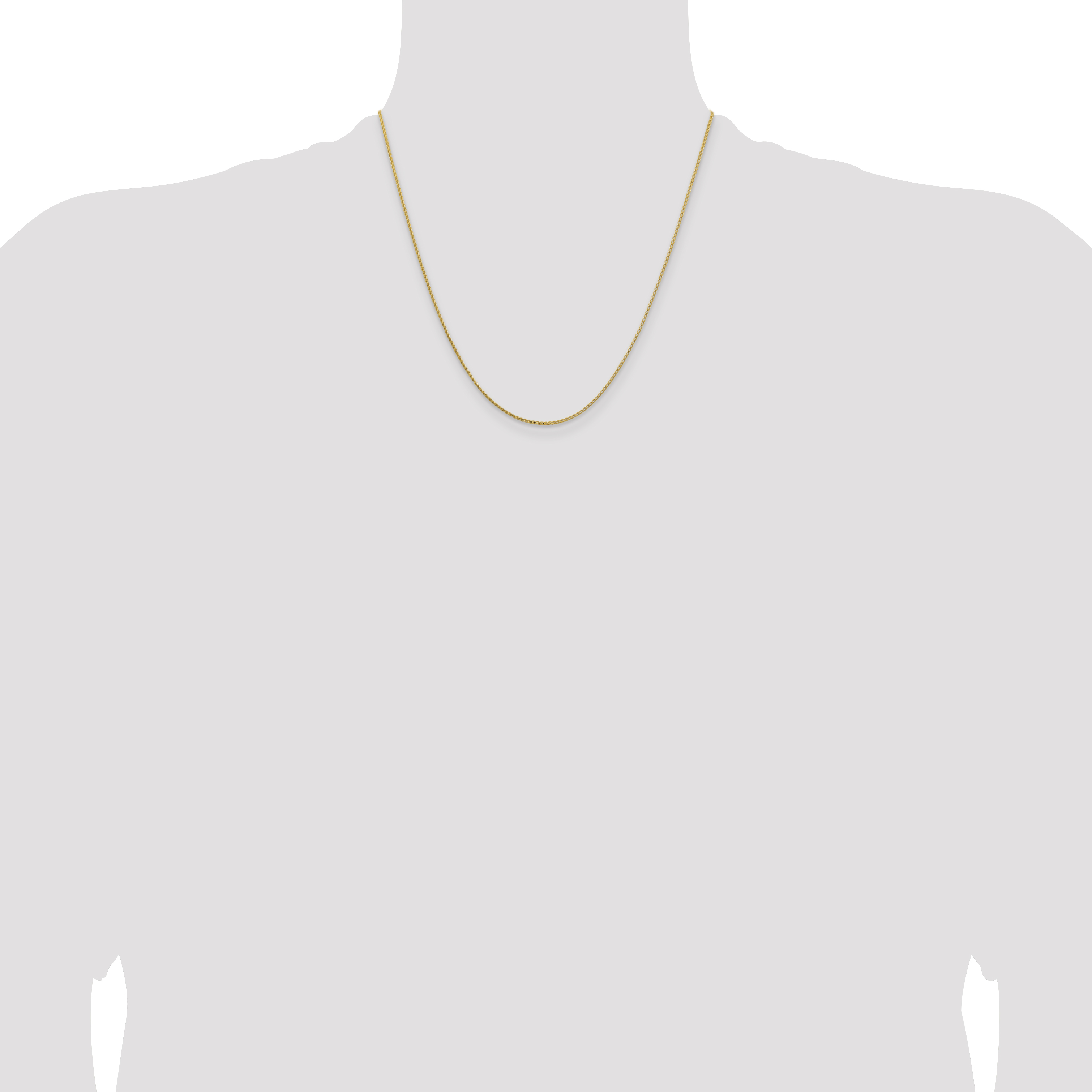 14K Yellow Gold 1.15mm Rolo Pendant Chain 20 Inch 14K Yellow Gold 1.15mm Rolo Pendant Chain 20 Inch