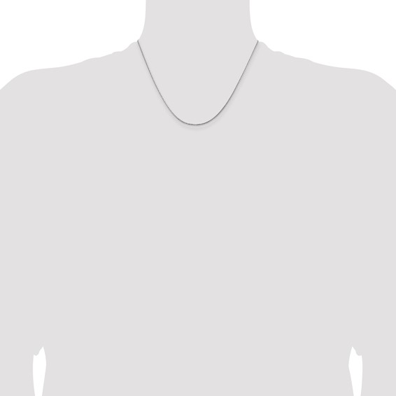 Leslie's 14K White Gold 1.15mm D/C Open Franco Chain