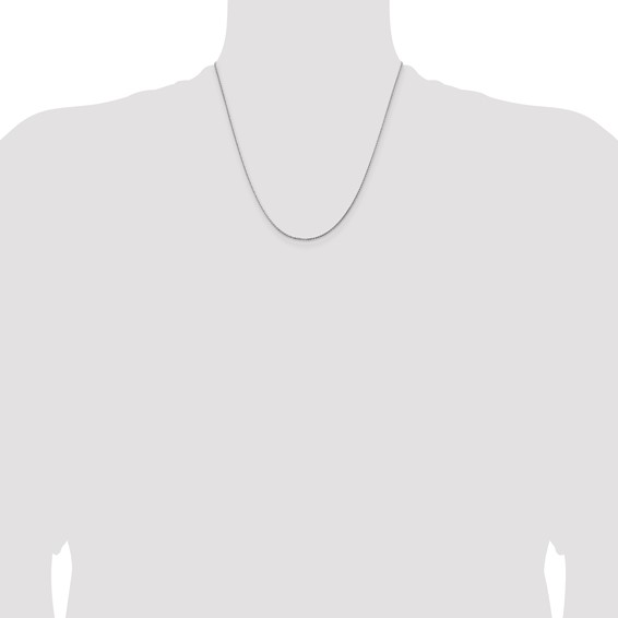 Leslie's 14K White Gold 1.15mm D/C Open Franco Chain