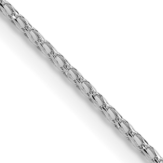 Leslie's 14K White Gold 1.15mm D/C Open Franco Chain