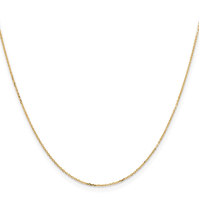 14K .85mm D/C Cable Chain