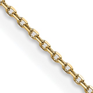 Leslie's 14K .85mm D/C Cable Chain