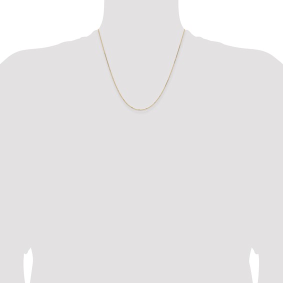 Leslie's 14K White Gold .85mm D/C Cable Chain