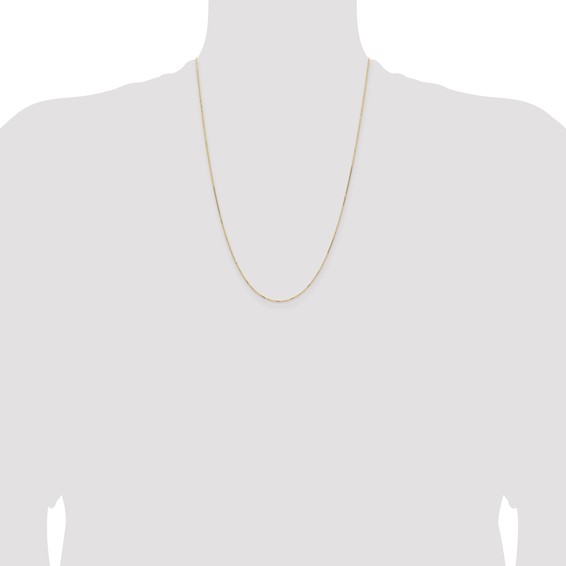 Leslie's 14K White Gold .85mm D/C Cable Chain