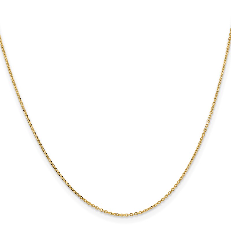 14K 1.05mm D/C Cable Chain