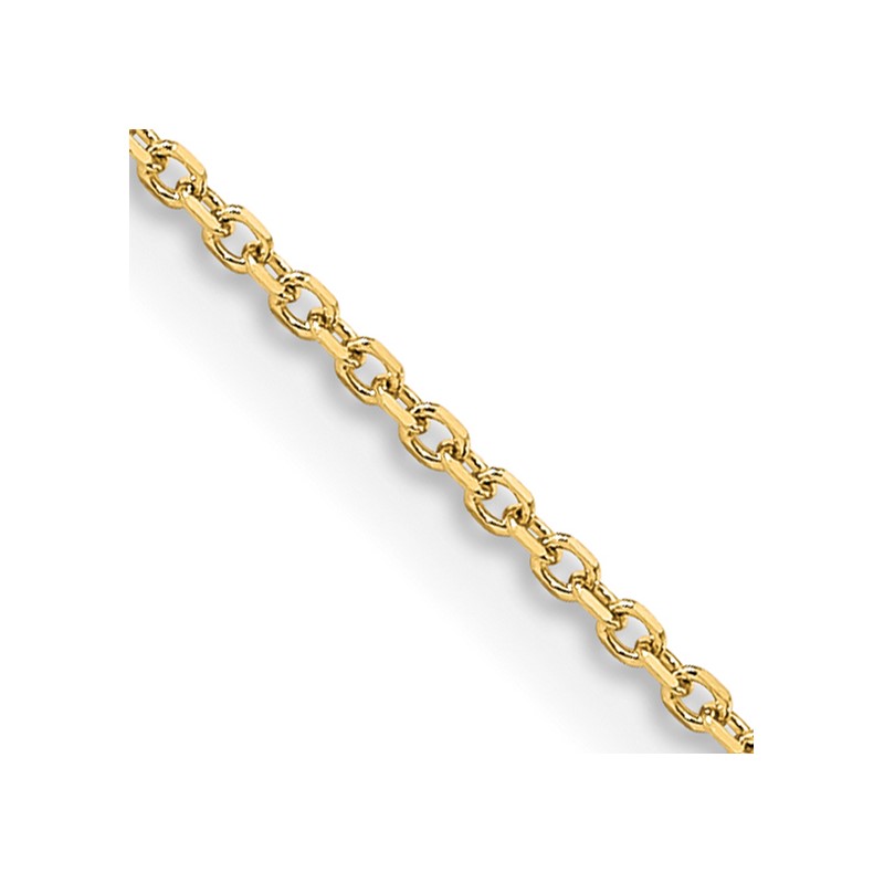 14K 1.05mm D/C Cable Chain