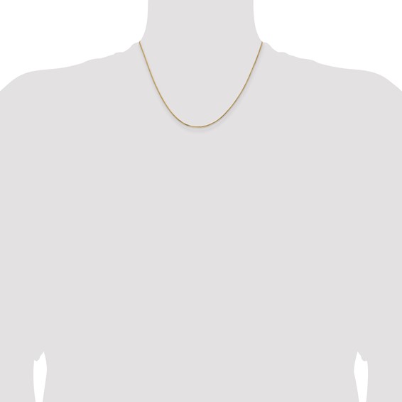 Leslie's 14K 1mm Concave Box Chain