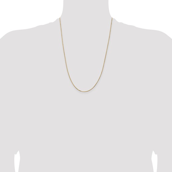 Leslie's 14K 1mm Concave Box Chain