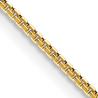 Leslie's 14K 1mm Concave Box Chain