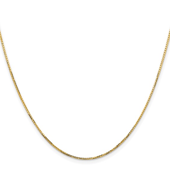 Leslie's 14K 1.10mm Concave Box Chain