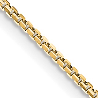 Leslie's 14K 1.10mm Concave Box Chain