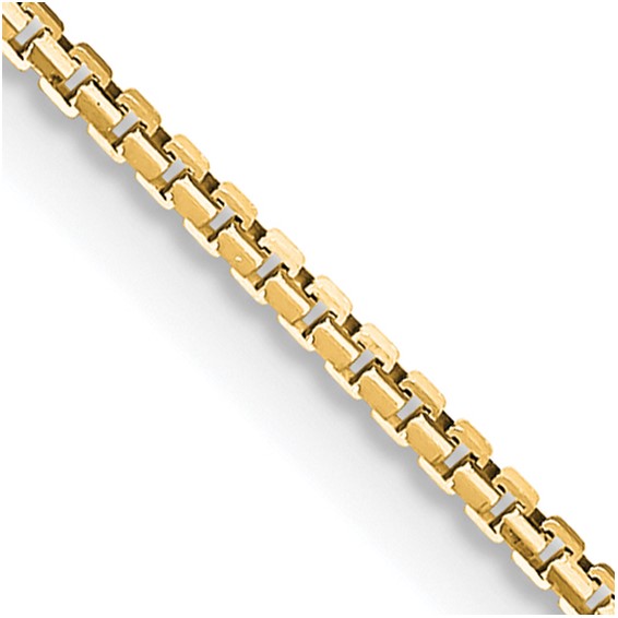 Leslie's 14K 1.10mm Concave Box Chain