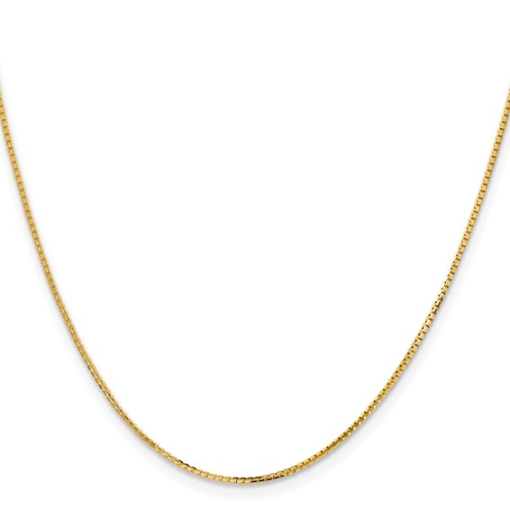 Leslie's 14K 1.2mm Concave Box Chain