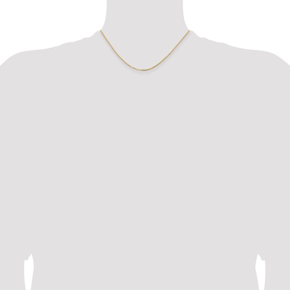 Leslie's 14K 1.2mm Concave Box Chain