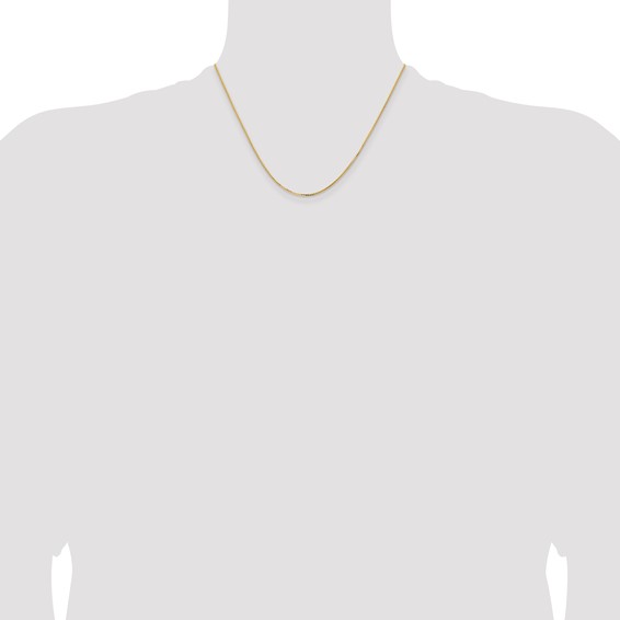 Leslie's 14K 1.2mm Concave Box Chain