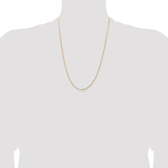 Leslie's 14K 1.2mm Concave Box Chain