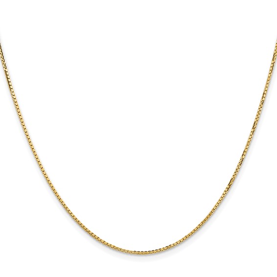 Leslie's 14K 1.3mm Concave Box Chain