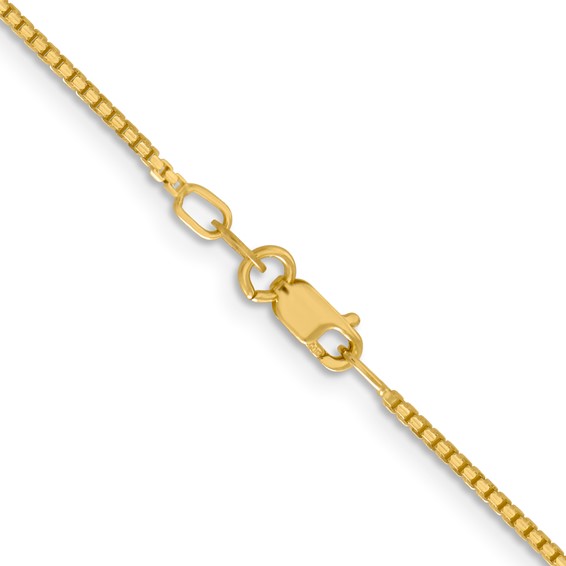 Leslie's 14K 1.3mm Concave Box Chain