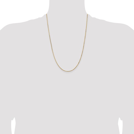 Leslie's 14K 1.3mm Concave Box Chain