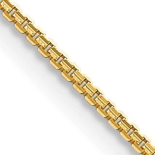 Leslie's 14K 1.3mm Concave Box Chain