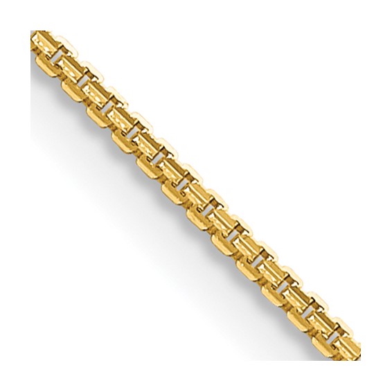 Leslie's 14K 1.3mm Concave Box Chain