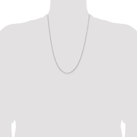 Leslie's 14K White Gold 1.3mm Concave Box Chain