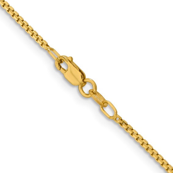 Leslie's 14K 1.45mm Concave Box Chain
