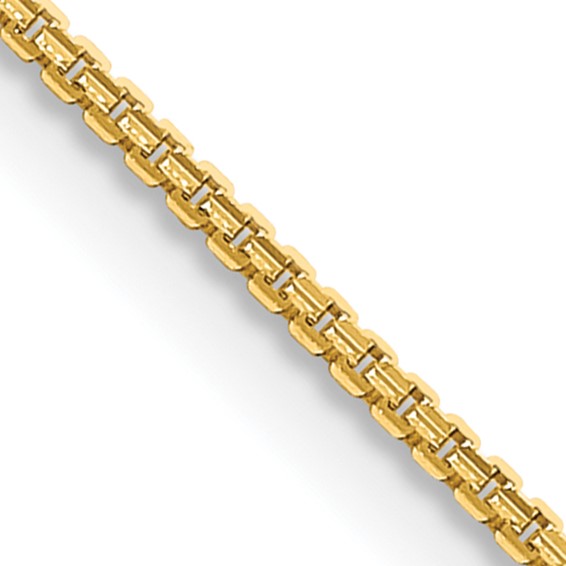 Leslie's 14K 1.45mm Concave Box Chain