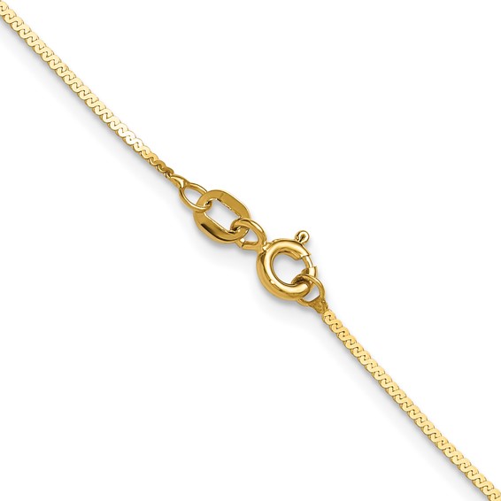 Leslie's 14K 0.95mm Serpentine Chain