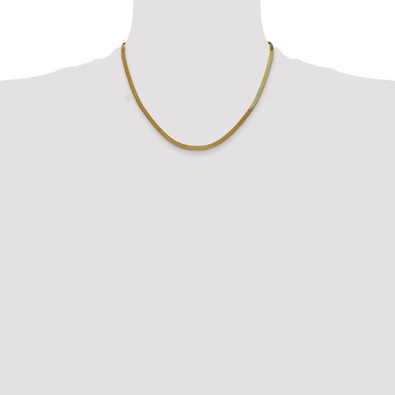 Leslie's 14k 3mm Silky Herringbone Chain
