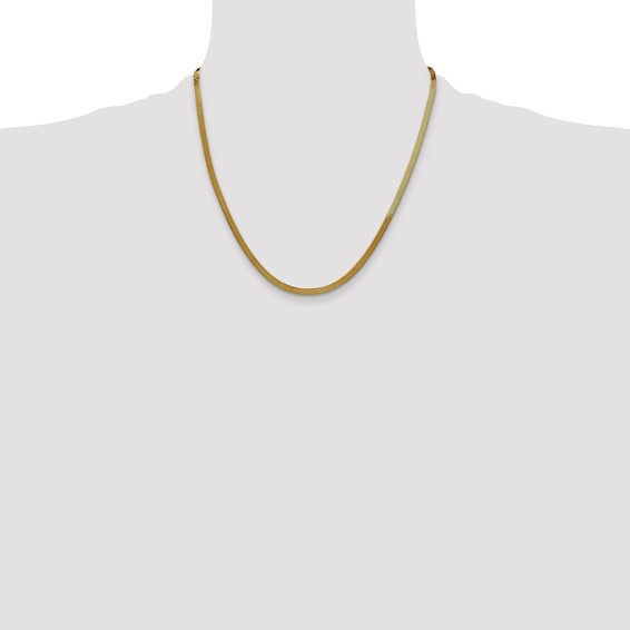 Leslie's 14k 3mm Silky Herringbone Chain
