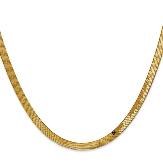 Leslie's 14k 4mm Silky Herringbone Chain