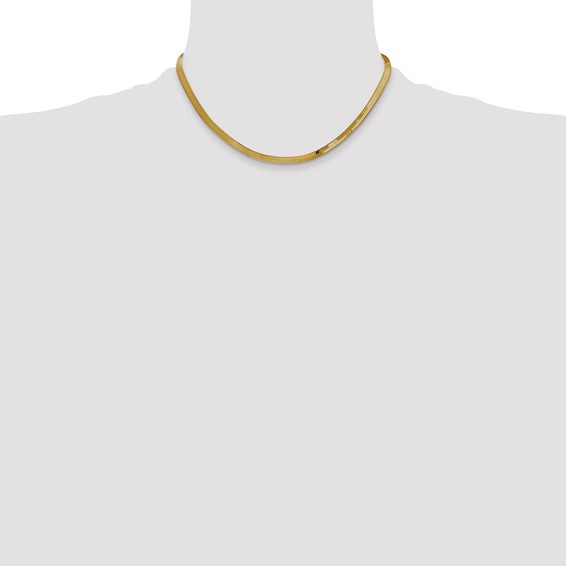Leslie's 14k 4mm Silky Herringbone Chain