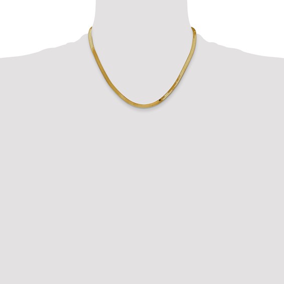 Leslie's 14k 4mm Silky Herringbone Chain