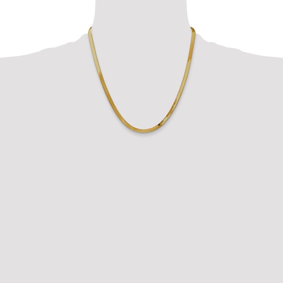 Leslie's 14k 4mm Silky Herringbone Chain
