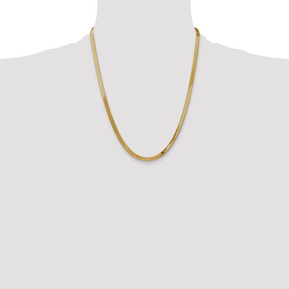 Leslie's 14k 4mm Silky Herringbone Chain