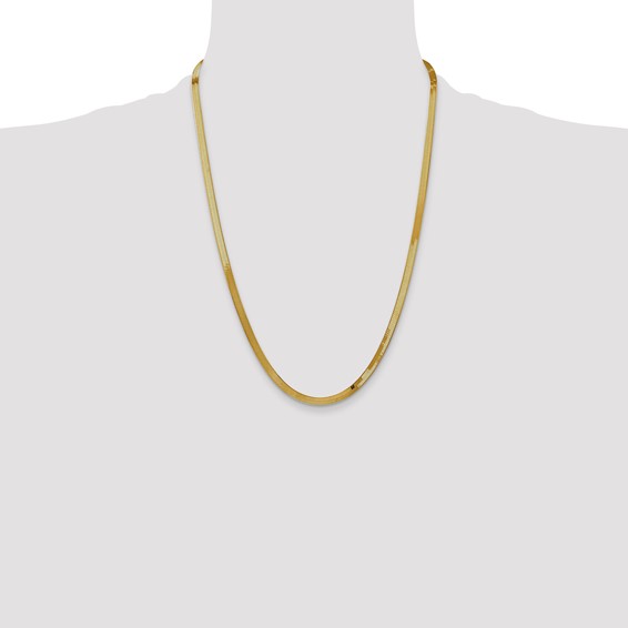 Leslie's 14k 4mm Silky Herringbone Chain