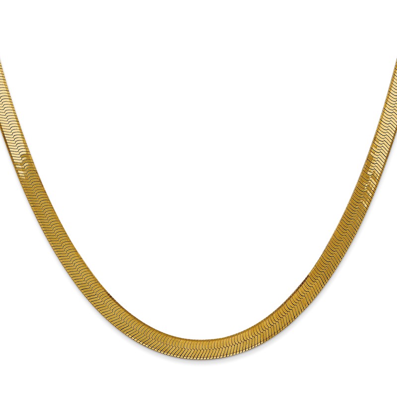 14k 5mm Silky Herringbone Chain