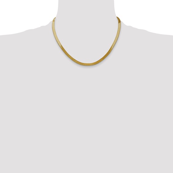 Leslie's 14k 5mm Silky Herringbone Chain
