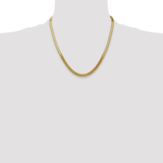 Leslie's 14k 5mm Silky Herringbone Chain