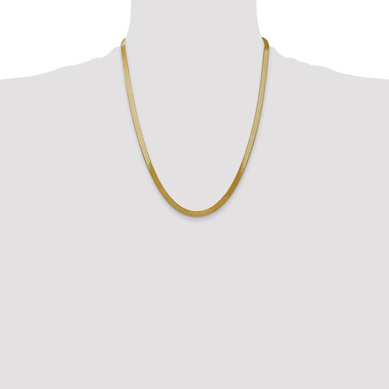 Leslie's 14k 5mm Silky Herringbone Chain