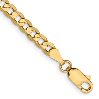 Leslie's 14k 3.8mm Open Concave Curb Chain